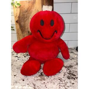 Vintage Red Smiley Face Electronic Plush Toy 
18” Tall Doesn’t Work